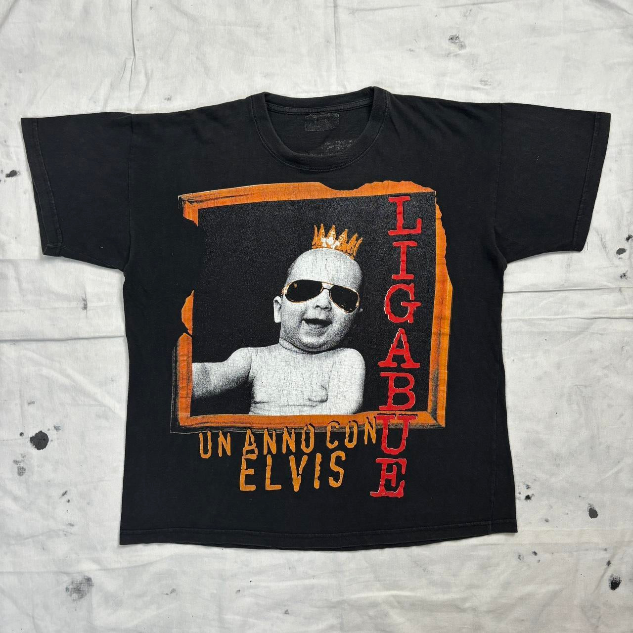 Ligabue Un Anno Con Elvis 1996 vintage teeshirt