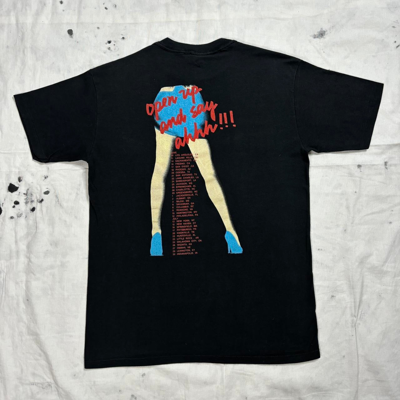 Poison 1988 tour vintage single stitch teeshirt