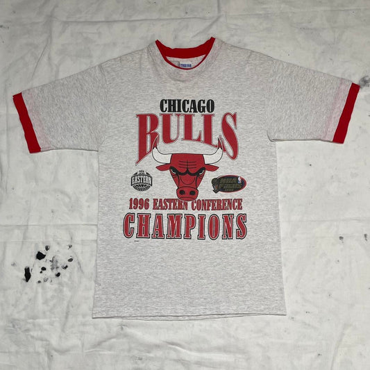 NBA Chicago Bulls Championship 1996 single stitch vintage teeshirt