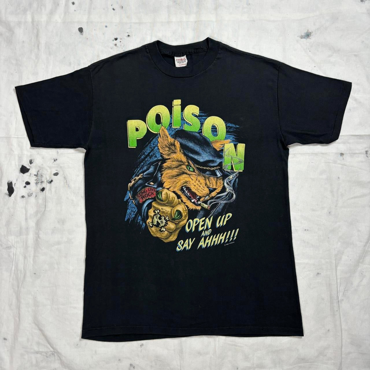 Poison 1988 tour vintage single stitch teeshirt