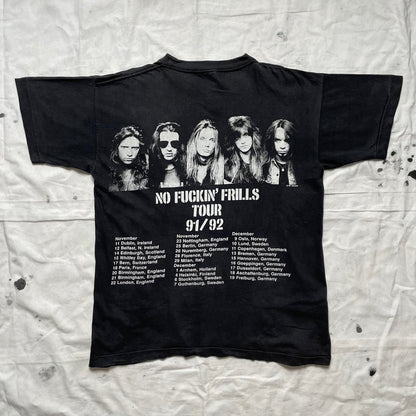 Skid Row No Frills Tour 1991 vintage single stitch teeshirt