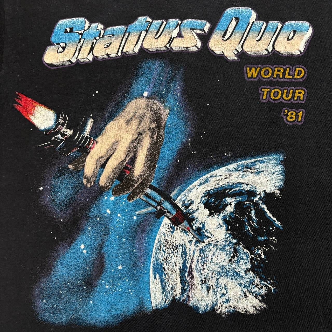 Status Quo 1981 tour vintage single stitch teeshirt