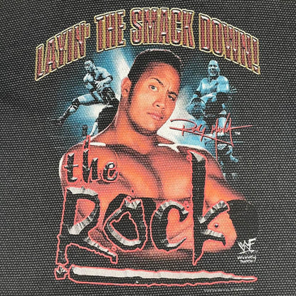 WWE The Rock 'Layin The Smack Down' 1999 vintage teeshirt