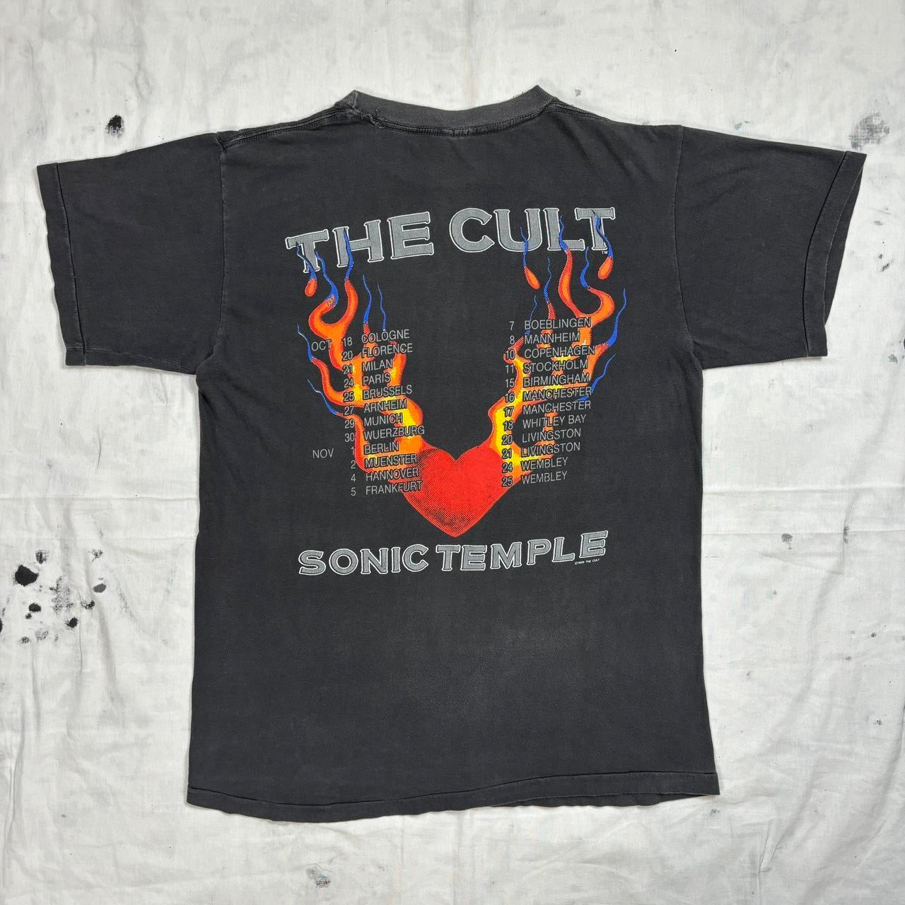 The Cult Sonic Temple 1989 vintage single stitch teeshirt