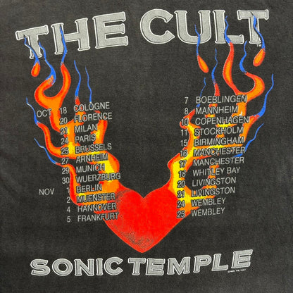 The Cult Sonic Temple 1989 vintage single stitch teeshirt