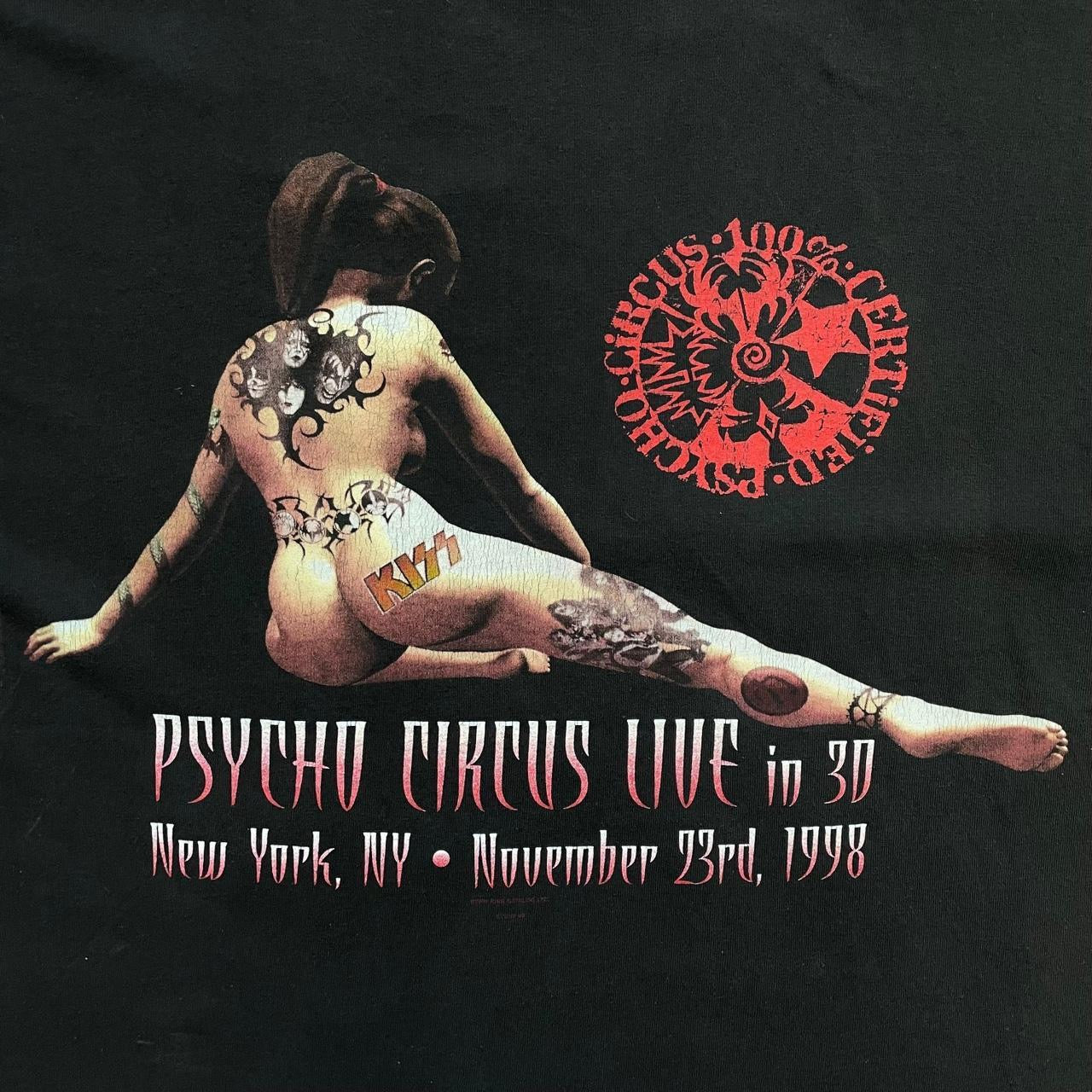 Kiss Psycho Circus 1998 vintage teeshirt