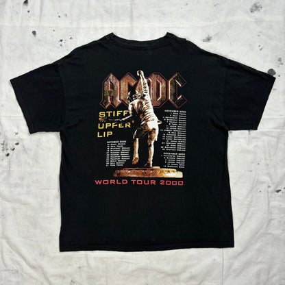 ACDC Stiff Upper Lip Tour 2000 vintage teeshirt