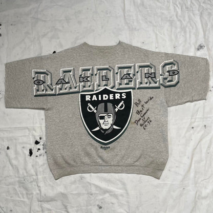 NFL Oakland Raiders team signed 1998 vintage sweatshirt