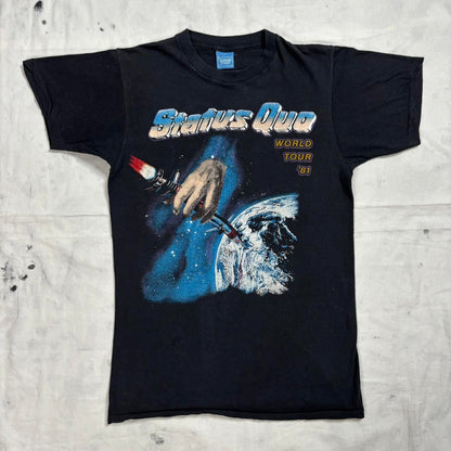 Status Quo 1981 tour vintage single stitch teeshirt