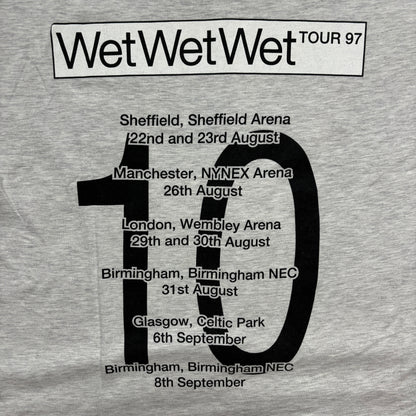 Wet Wet Wet 1997 tour vintage teeshirt