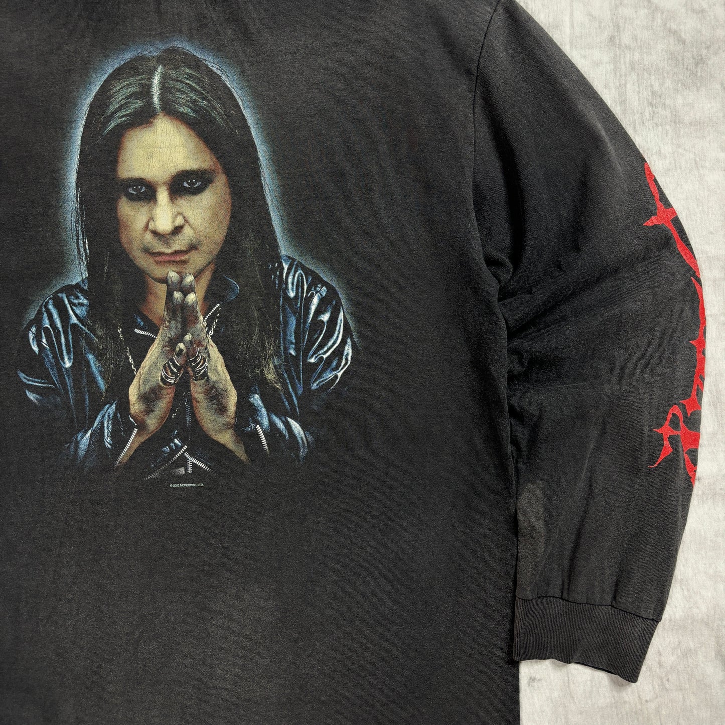 Ozzy Osbourne 2002 faded vintage long sleeve teeshirt