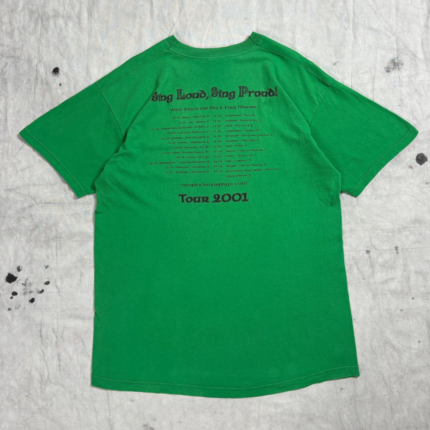 Dropkick Murphys 2001 teeshirt