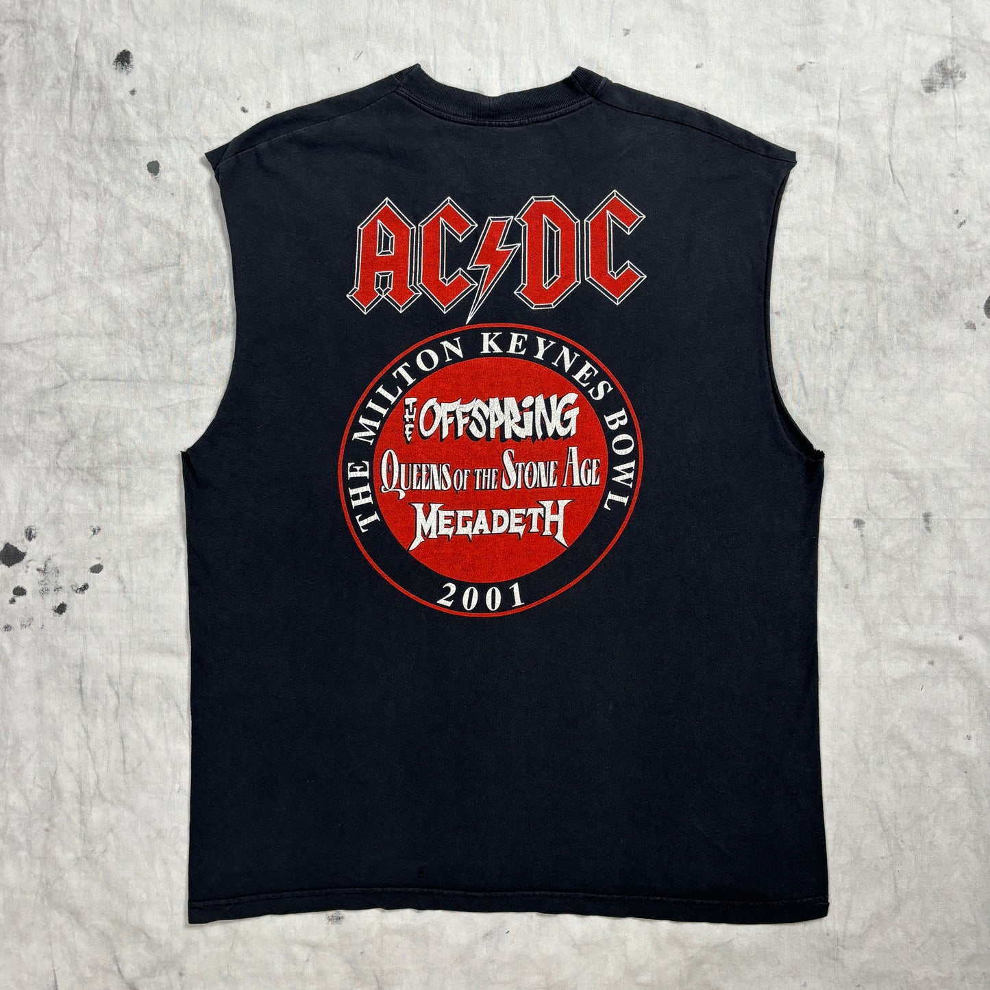 ACDC x Offspring x Megadeath 2001 teeshirt