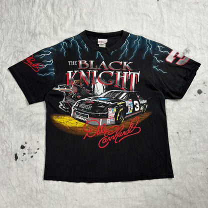 NASCAR Dale Earnhardt The Black Knight 1990s vintage single stitch teeshirt