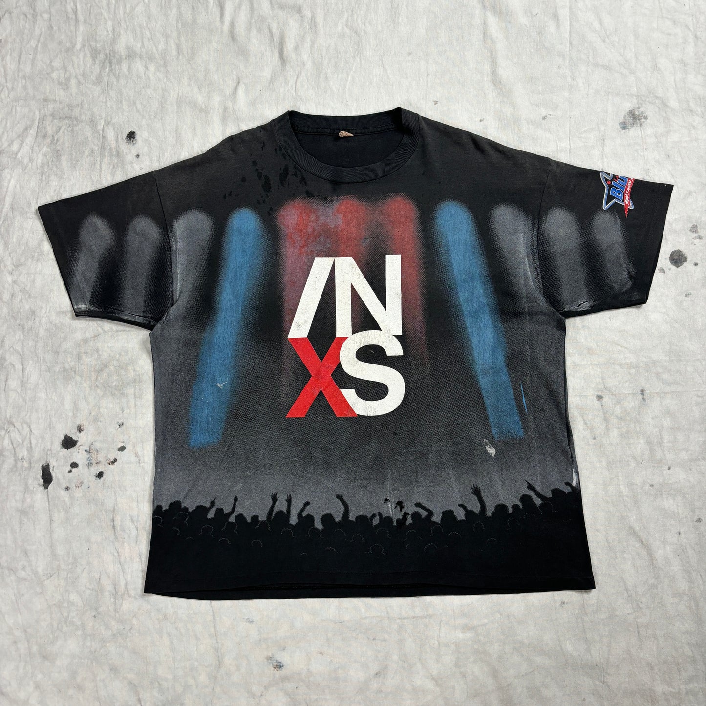 INXS 1991 vintage single stitch teeshirt