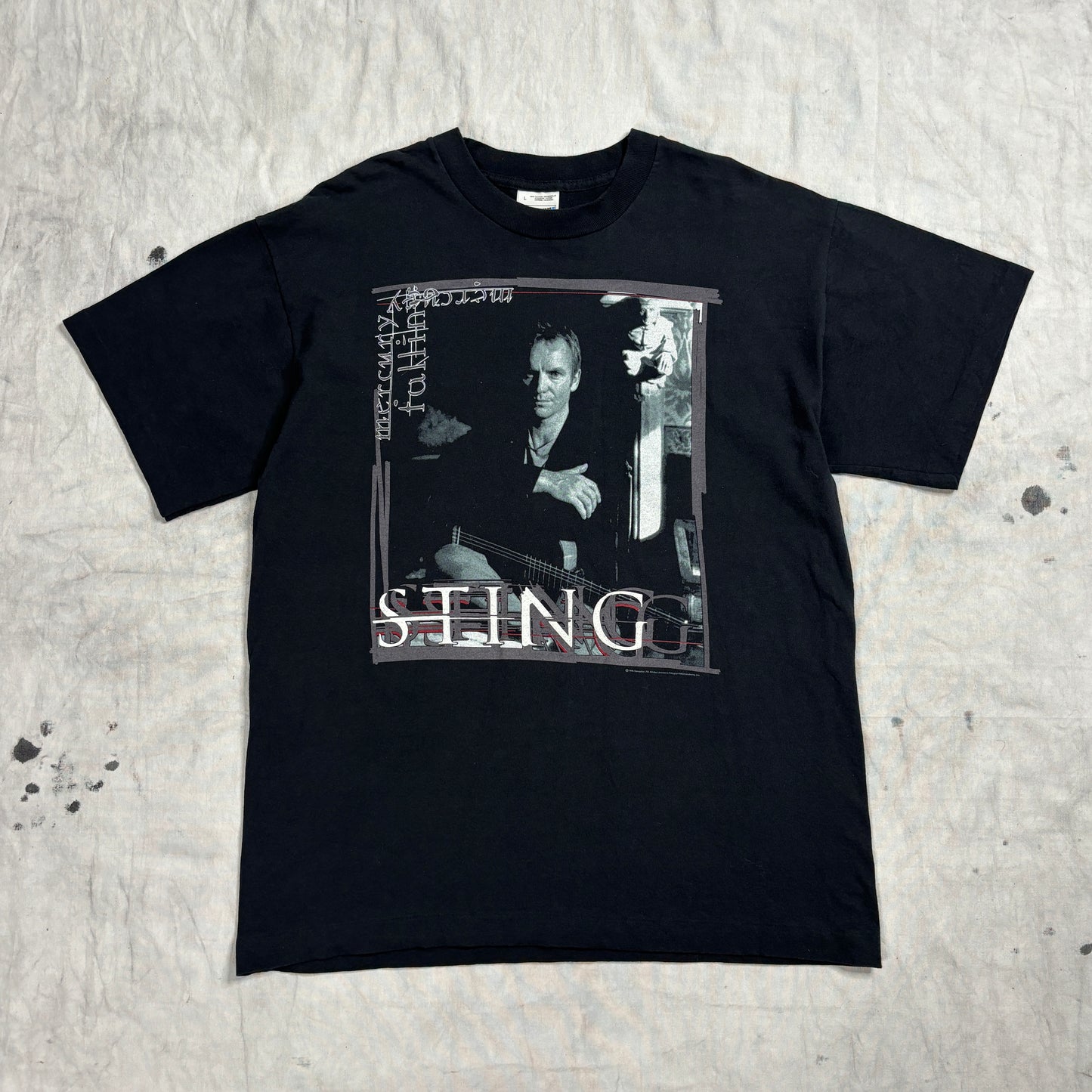 Sting 1996 vintage single stitch teeshirt