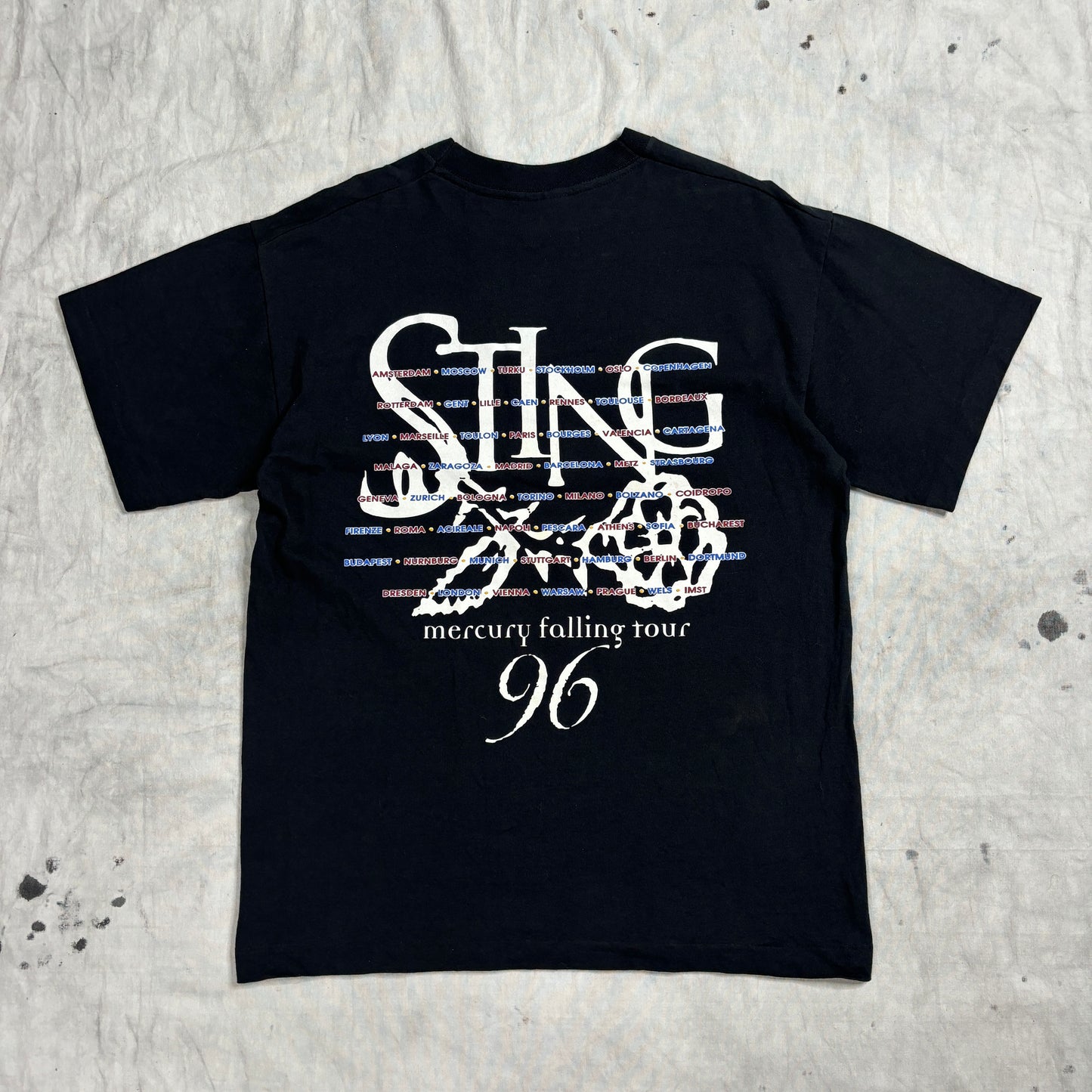 Sting 1996 vintage single stitch teeshirt