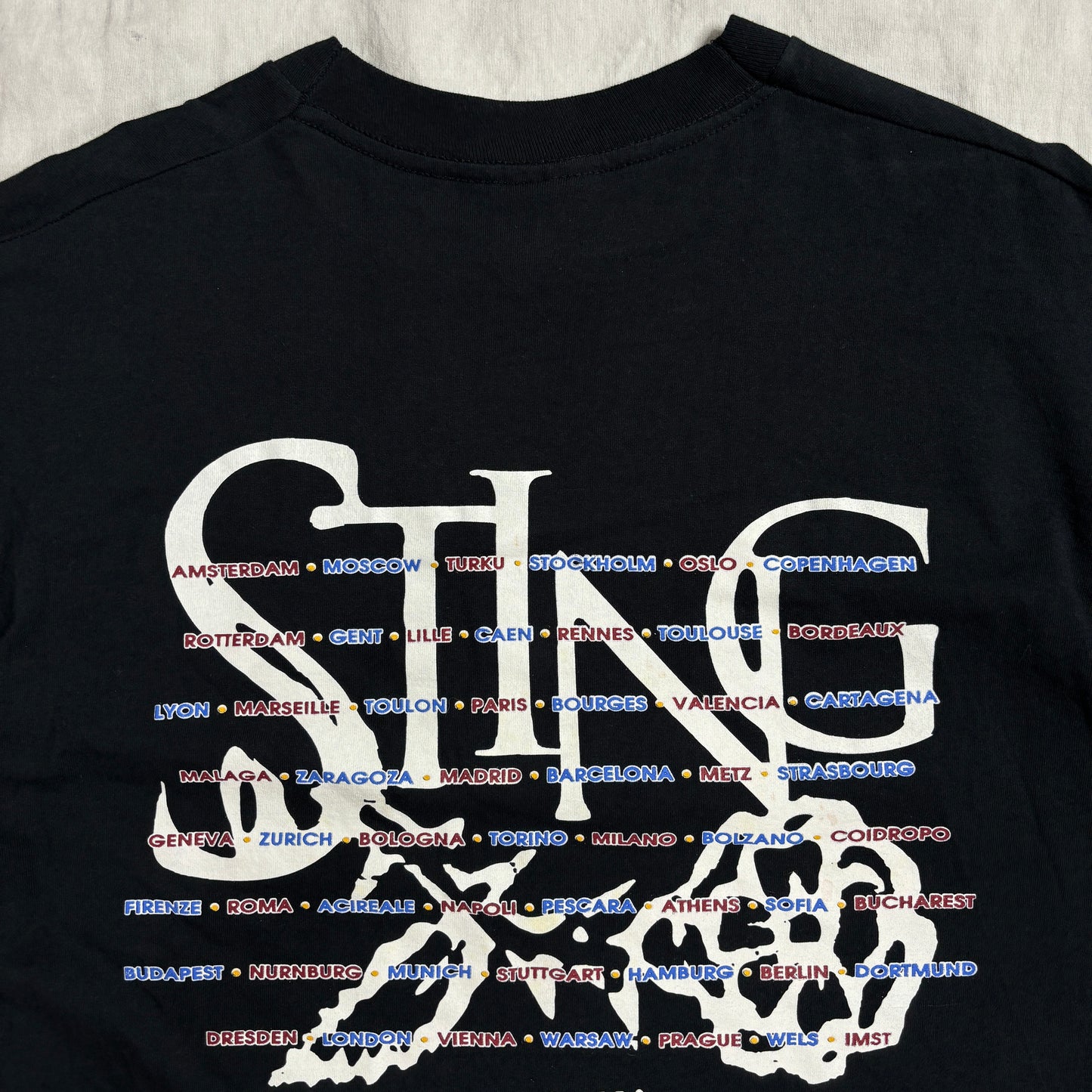 Sting 1996 vintage single stitch teeshirt