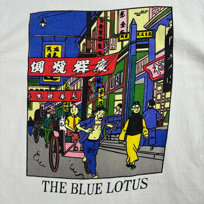 Tin Tin The Blue Lotus 1990s vintage teeshirt