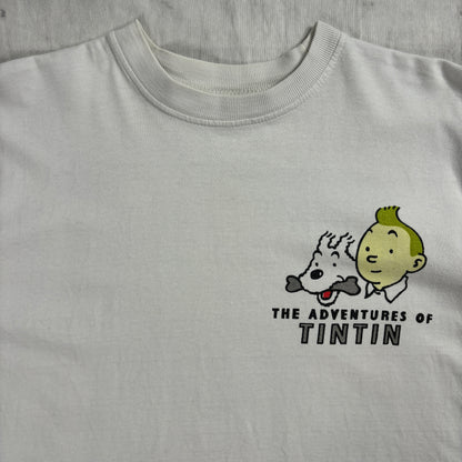 Tin Tin The Blue Lotus 1990s vintage teeshirt