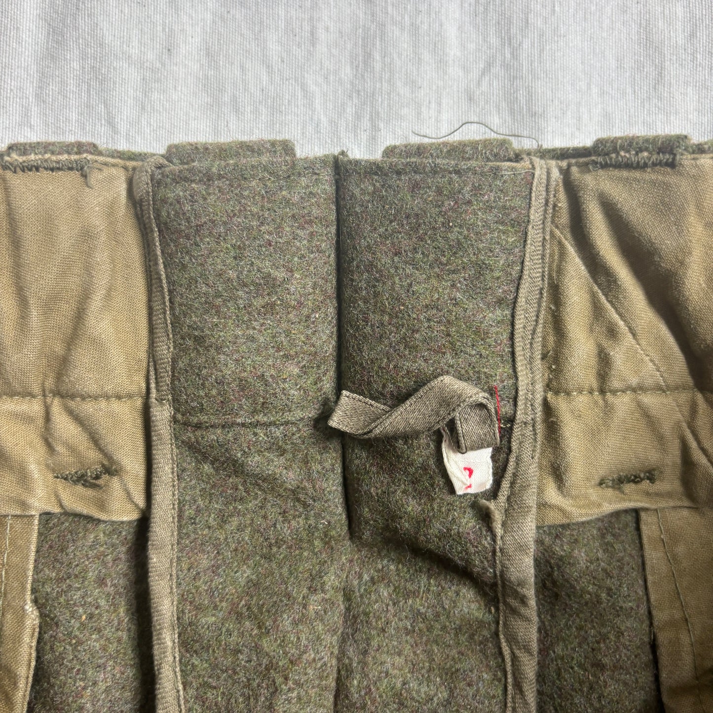 West German Military 1968 vintage wollen M65 cargo trousers