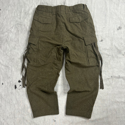 West German Military 1968 vintage wollen M65 cargo trousers