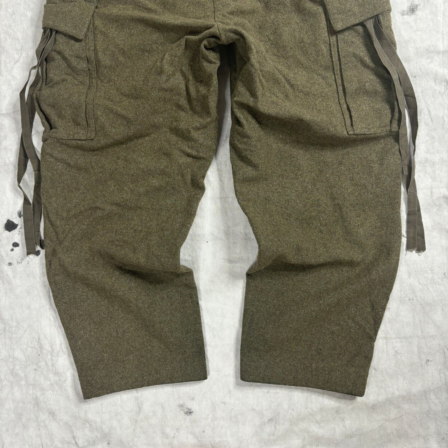 West German Military 1968 vintage wollen M65 cargo trousers