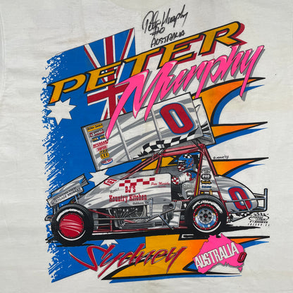 Sprint Car Racing signed 1998 vintage teeshirt