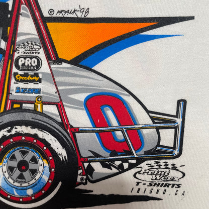 Sprint Car Racing signed 1998 vintage teeshirt